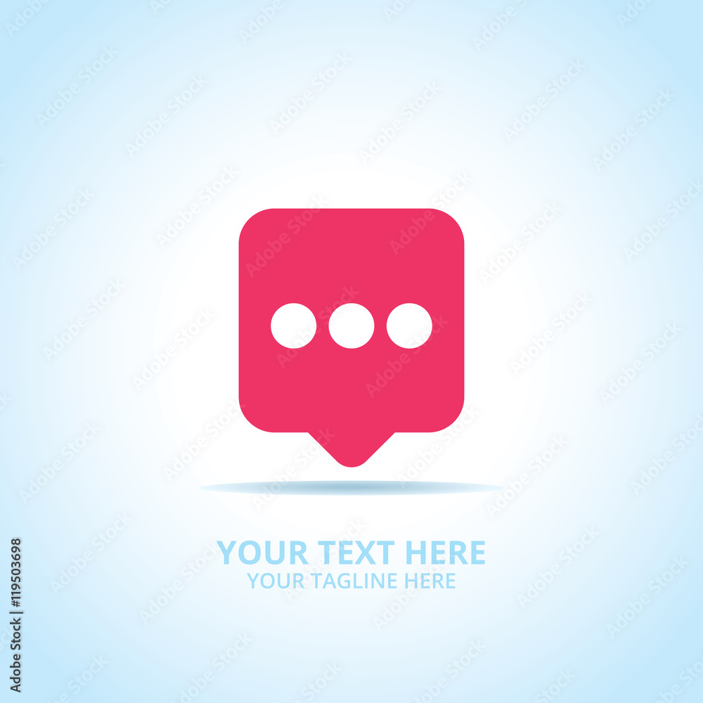Abstract Communication logo, design concept, emblem, icon, flat logotype element for template. Abstract Communication logo, design concept, emblem, icon, flat logotype element for template.