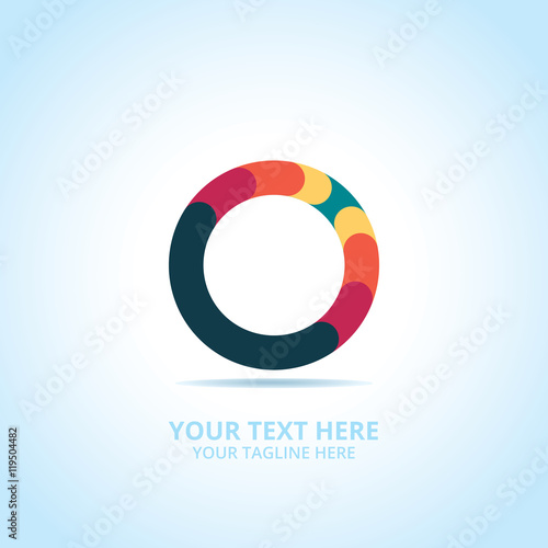 Free Download Abstract Connect logo, design concept, emblem, icon, flat logotype element for template. - GFXLoad