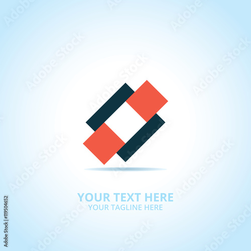 Free Download Abstract Connect logo, design concept, emblem, icon, flat logotype element for template. - GFXLoad