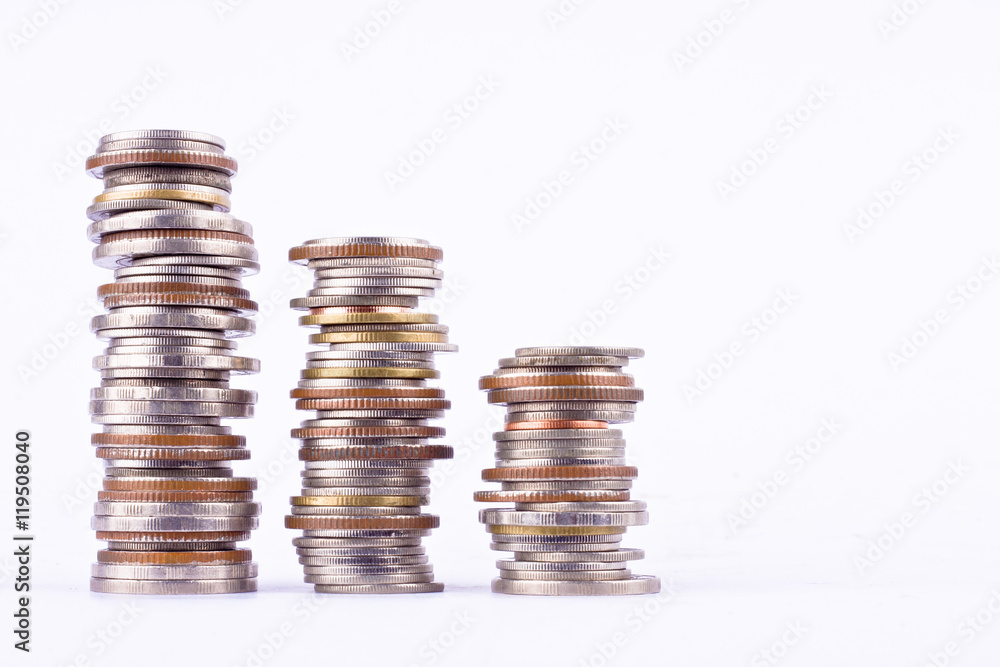 growing money graph on a row of coin and pile of bath coins stack on white background finance business isolated
growing money graph on a row of coin and pile of bath coins stack on white background finance business isolated
