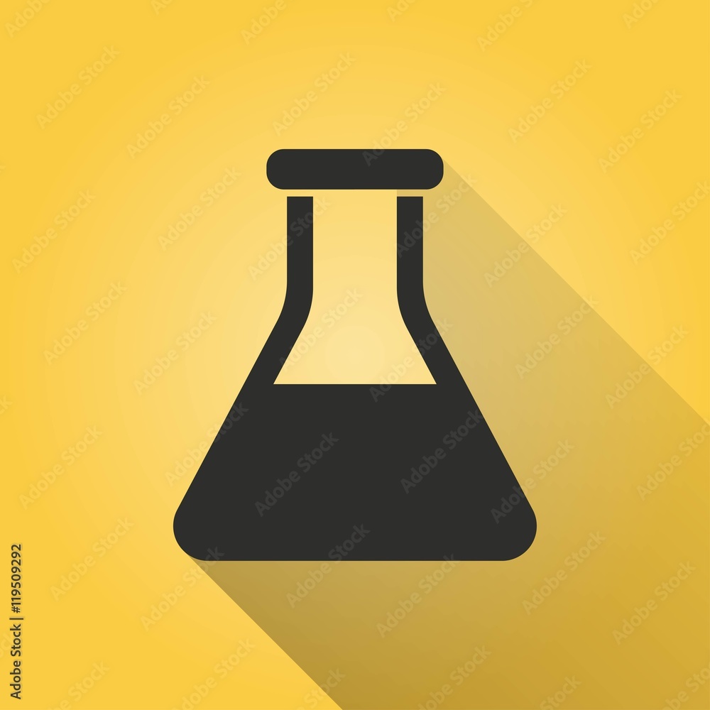 Flask - vector icon. Flask - vector icon.