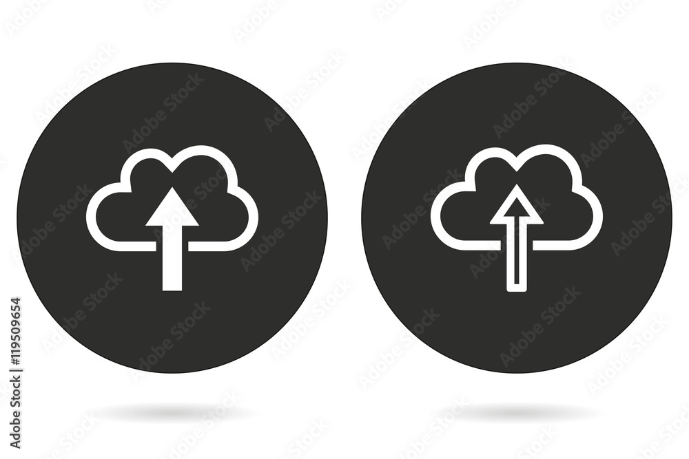 Upload vector icon. Upload vector icon.