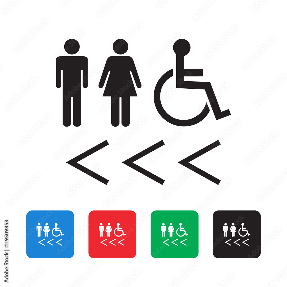 wc toilet icon wc toilet icon