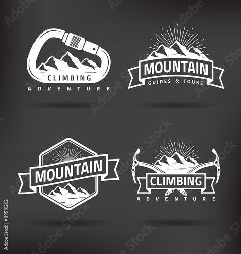 Climbing Mountain Label