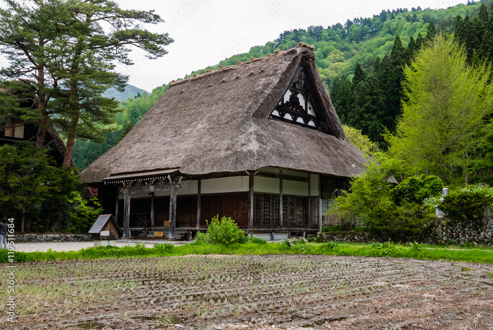 Temple in Shirakawa-go Temple in Shirakawa-go