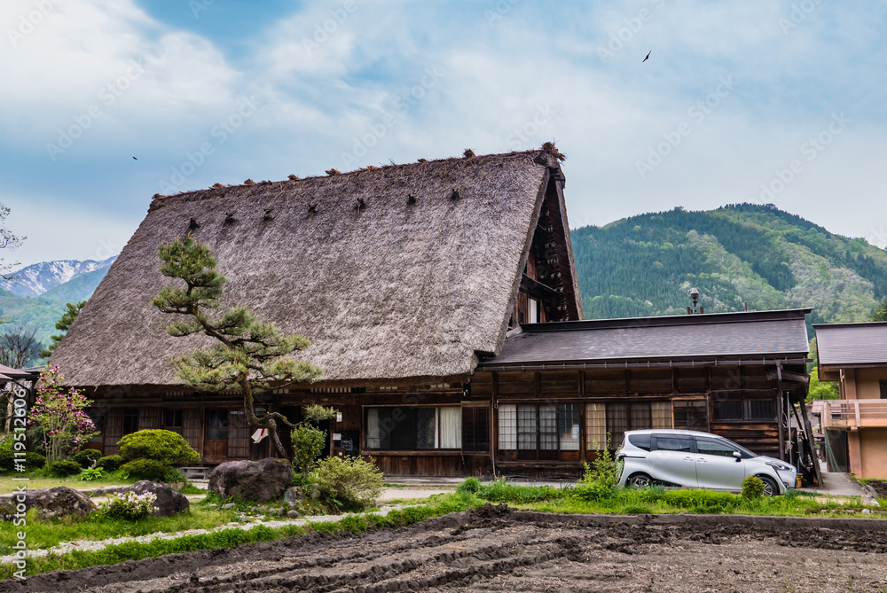 Gassho-zukuri house in Shirakawa-go Gassho-zukuri house in Shirakawa-go