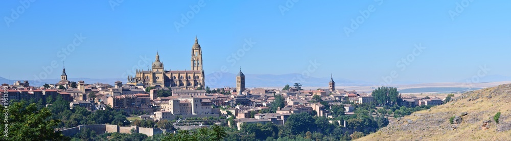 Spanish city of Segovia.