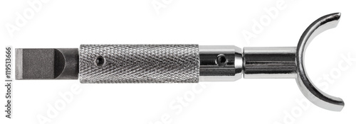 Swivel knife isolated on white