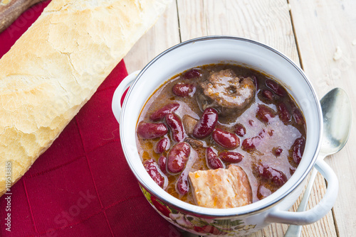 Potage (typical spanish) photo