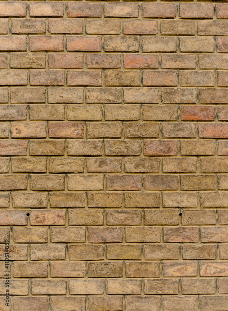 Fototapeta premium Old weathered brick wall background texture