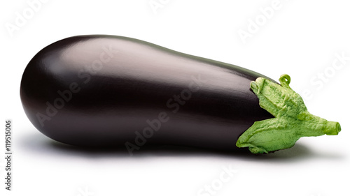 Eggplant or aubergine, whole, paths