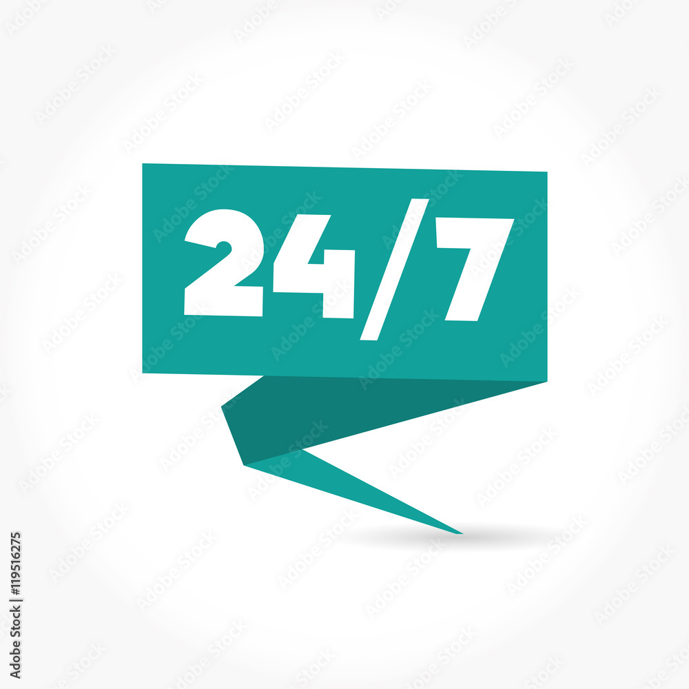 Open 24 hours day and 7 days week icon Stock Vector Adobe Stock