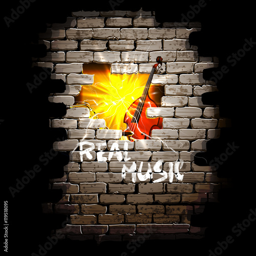 musical breakthrough in brick wall uno