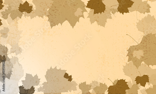 Abstract autumn background.Vector
