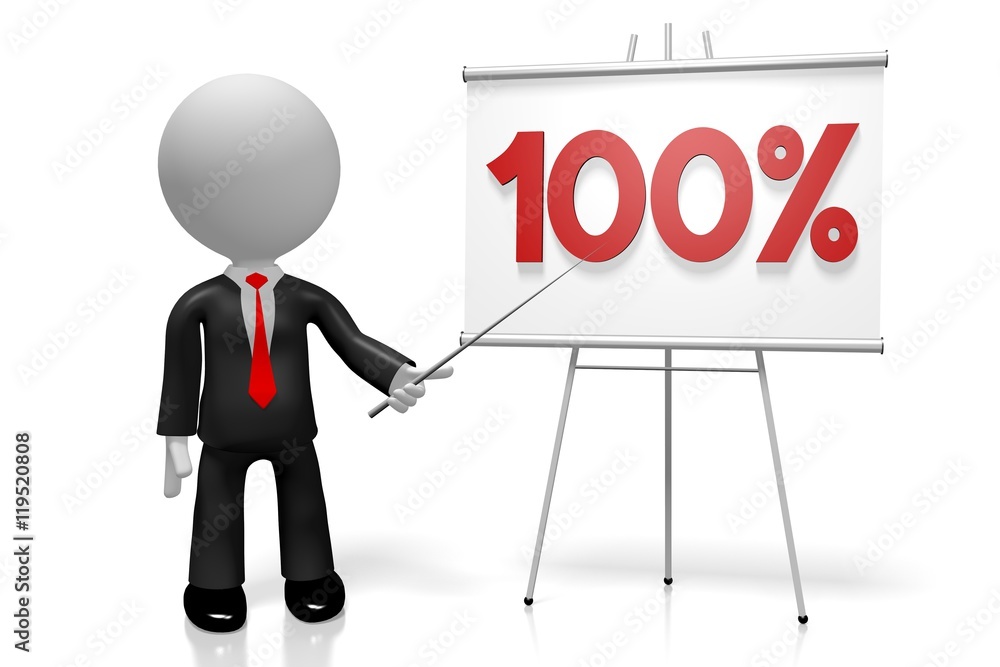 3D hundred per cent 3D hundred per cent