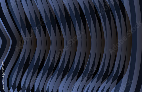 Abstract blue business background with lines and shadows