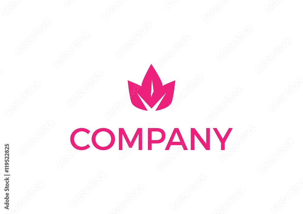 beauty company logo icon