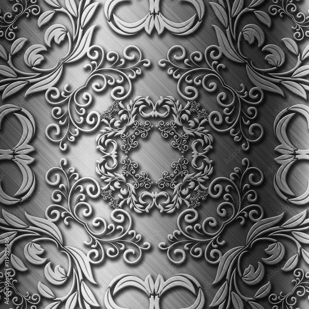 floral metal plate background floral metal plate background