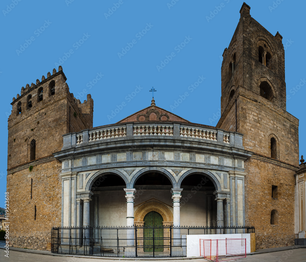 Monreale Cathedral (Duomo di Monreale) near Palermo, Sicily, Italy..UNESCO Heritage site