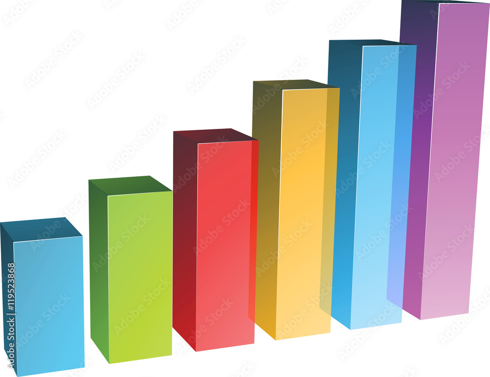 Digital charts illustration Digital charts illustration