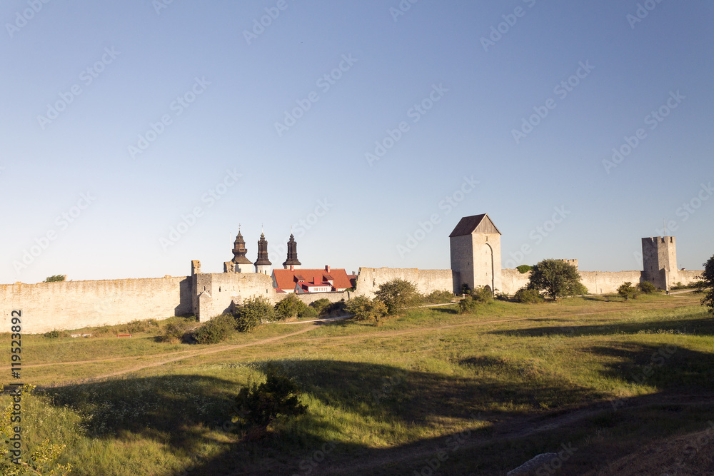 Världsarvsstaden Visby med dess rungmur