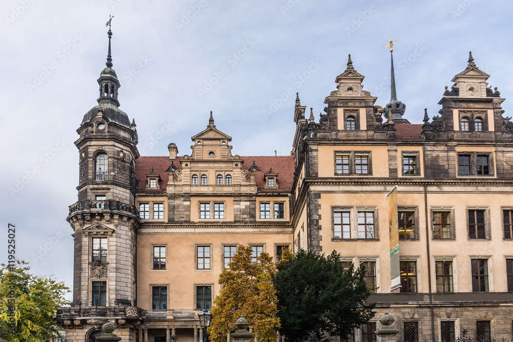Cityscape of Dresden historic center. Germany.
