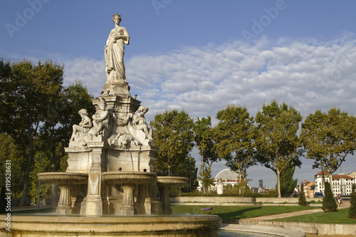 La fontaine de la Place Lyautey à Lyon