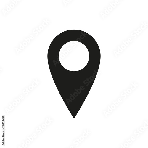 location icon on white background