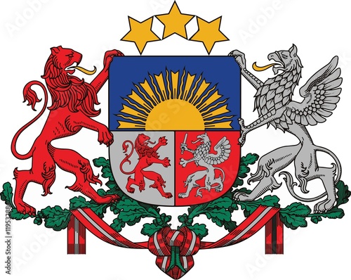 Latvia Coat of arm 
