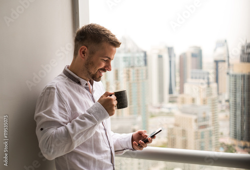 Photography Texting to the clients