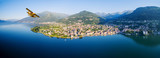 Idrovolante in volo su Gravedona - Lago di Como (IT)