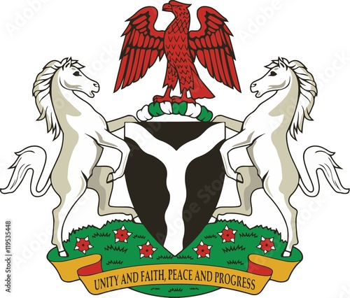 Nigeria Coat of arm  photo