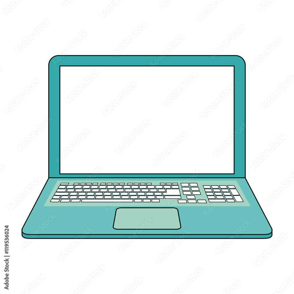 laptop gadget device technology virtual icon. Flat and isolated design. Vector illustration laptop gadget device technology virtual icon. Flat and isolated design. Vector illustration