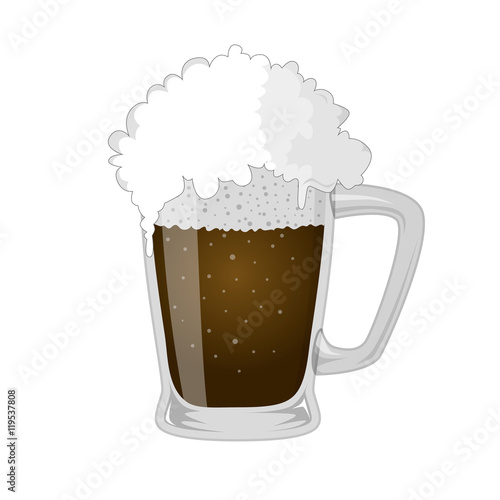 dark beer mug