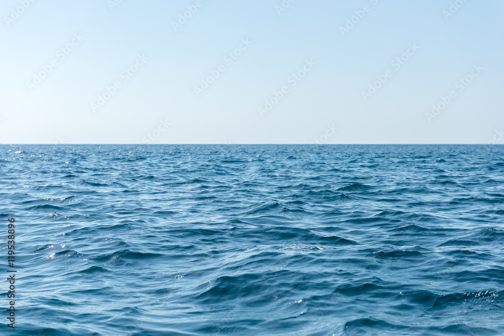 blue sea and sky background