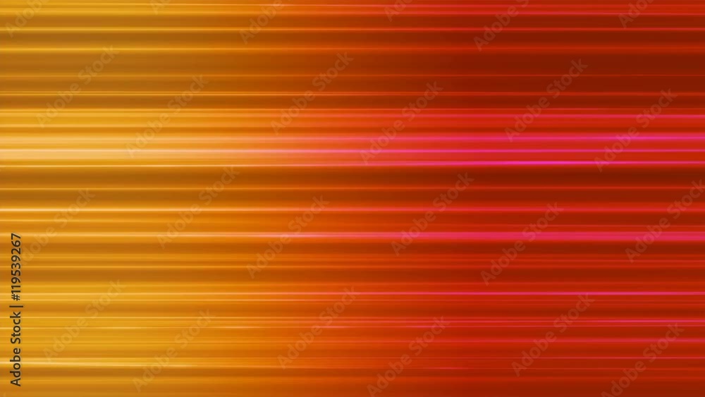 Broadcast Horizontal Hi-Tech Lines, Red Orange, Abstract, Loopable, 4K Broadcast Horizontal Hi-Tech Lines, Red Orange, Abstract, Loopable, 4K