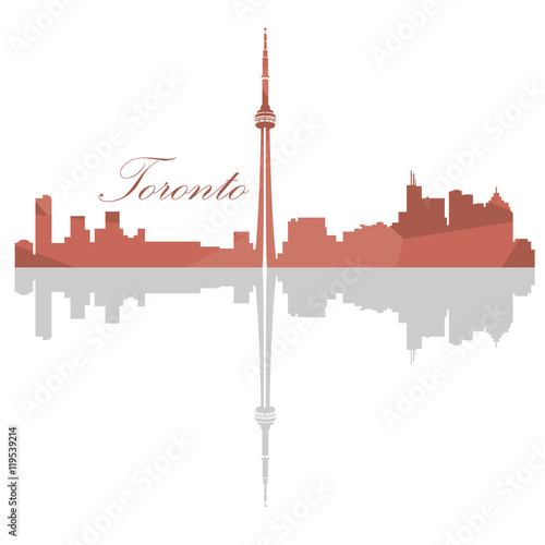 Isolated Toronto Skyline