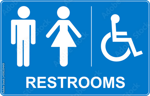 Toilette sign
