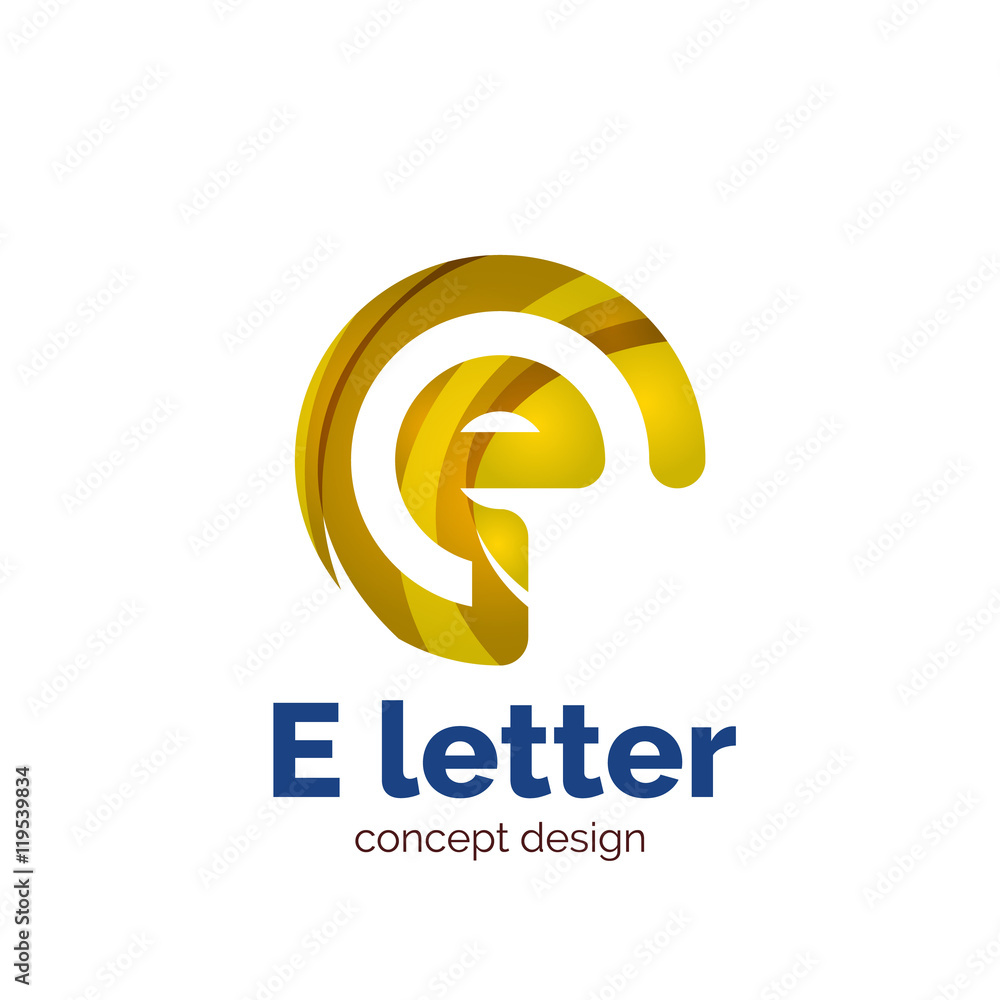 Vector letter concept logo template, abstract business icon Vector letter concept logo template, abstract business icon