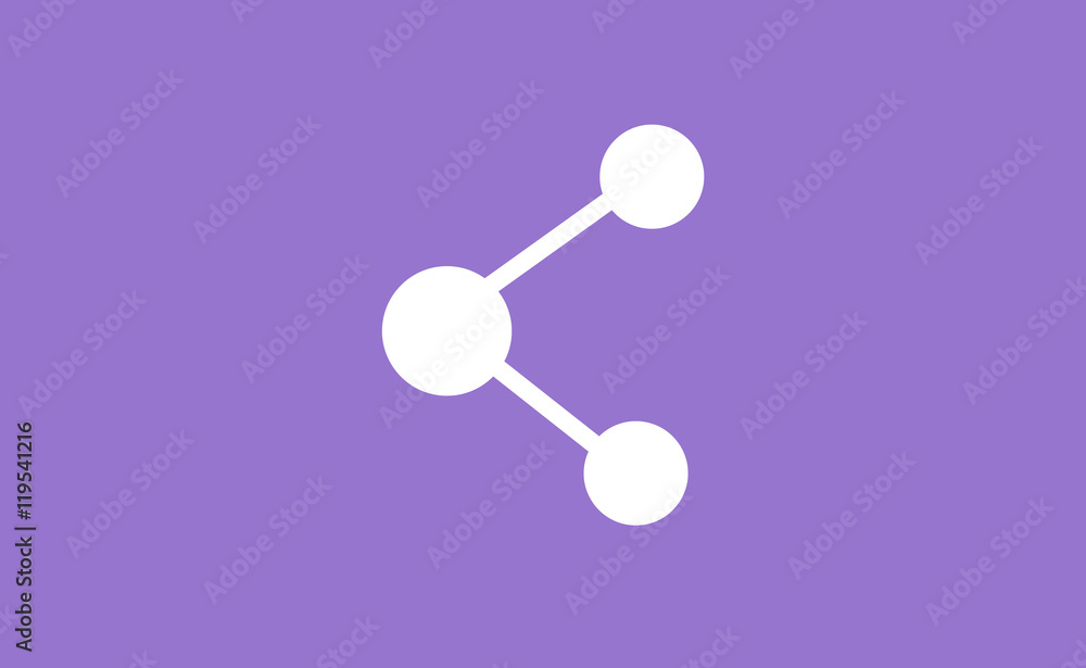 Vector connectivity symbol icon on flat background Vector connectivity symbol icon on flat background