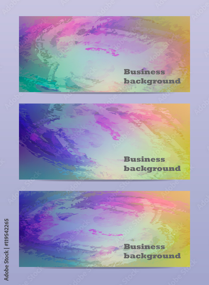 Obraz premium Abstract watercolor business background