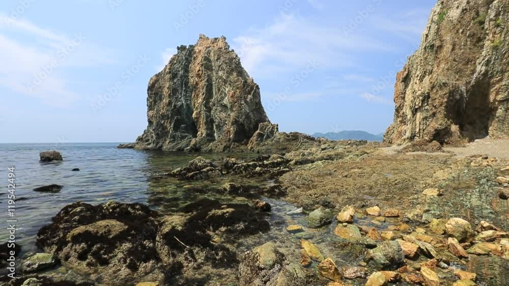 須崎海岸(愛媛県西予市) 四国西予ジオパーク/右パン 須崎海岸(愛媛県西予市) 四国西予ジオパーク/右パン