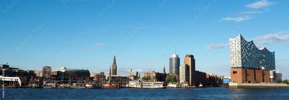 Naklejka premium Hafen in Hamburg