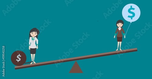 illustrate of social disparity