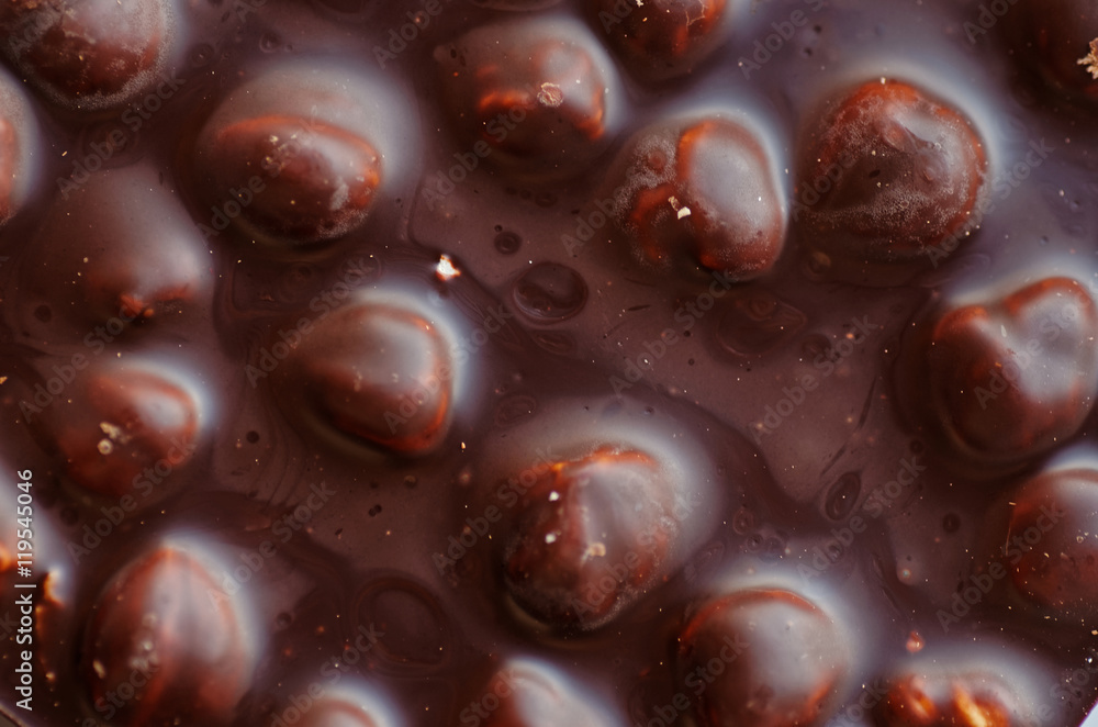 Dark chocolate closeup. Dark chocolate closeup.