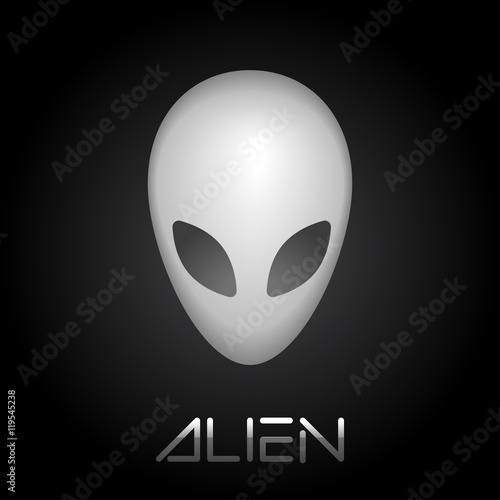 Gray Alien Face