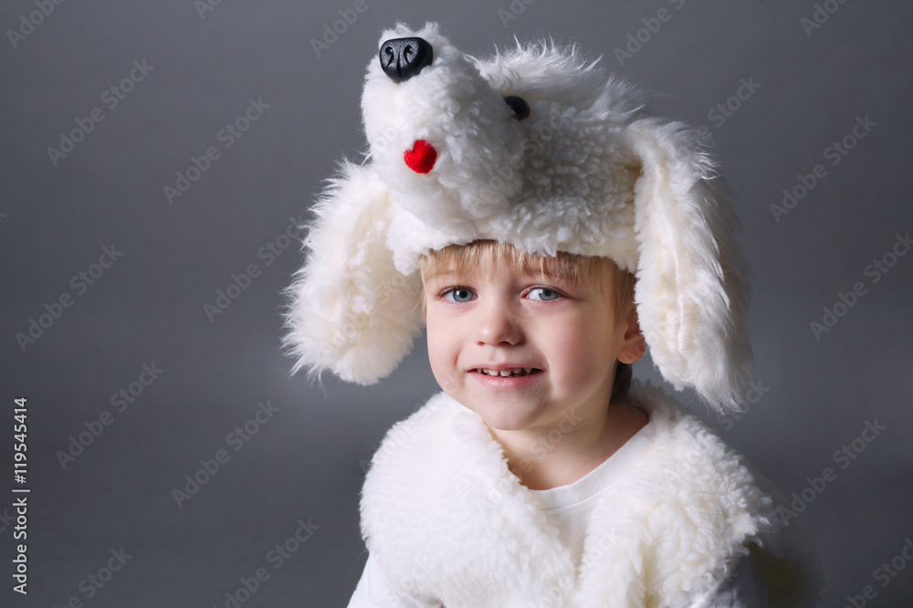 little boy with dog costume little boy with dog costume