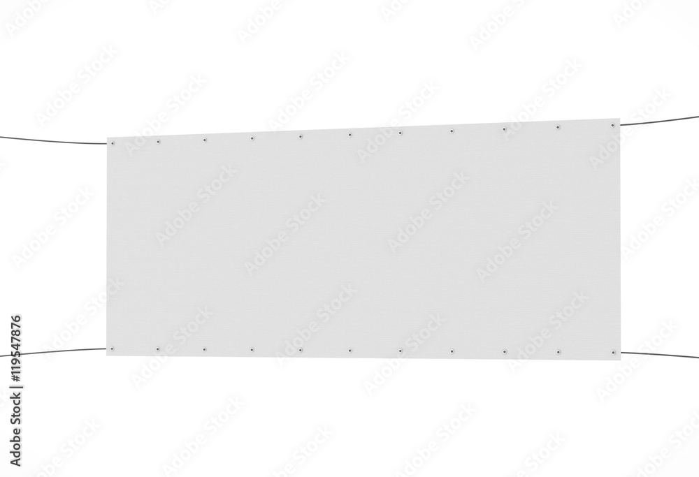 custom made wallpaper toronto digitalBanner mock up. 3d illustration. Isolated.