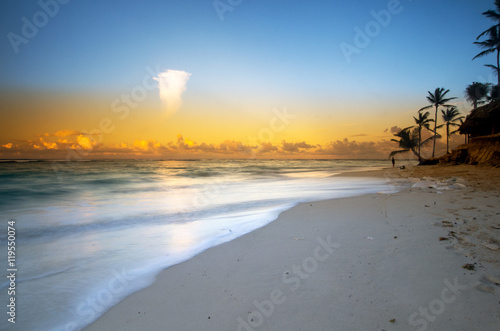 Punta Cana beach, sunset - Dominican Republic Caribbean 
