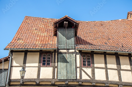 Alter Fachwerkhäuser, Harz, Deutschland